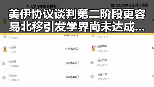 美伊协议谈判第二阶段更容易北移引发学界尚未达成统一结论的讨论