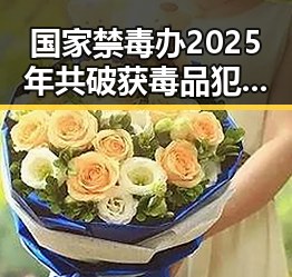 国家禁毒办2025年共破获毒品犯罪案件2.7万起与卫生健康委严格管理麻醉药品的反差行动